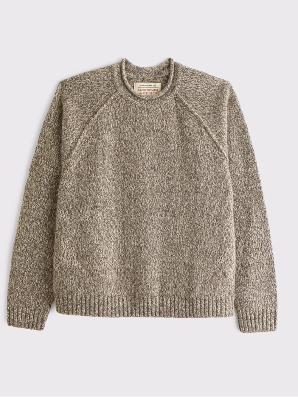 Granola Girl Heritage Abercrombie & Fitch Marl Knit Rollneck Sweater M